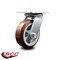 Service Caster 6 Inch Heavy Duty Top Plate Polyurethane Swivel Caster with Roller Bearing SCC SCC-35S620-PPUR - alternate 3